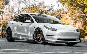 Tesla Model 3 by EVS Motors on Vossen Wheels (HF-5) '2019